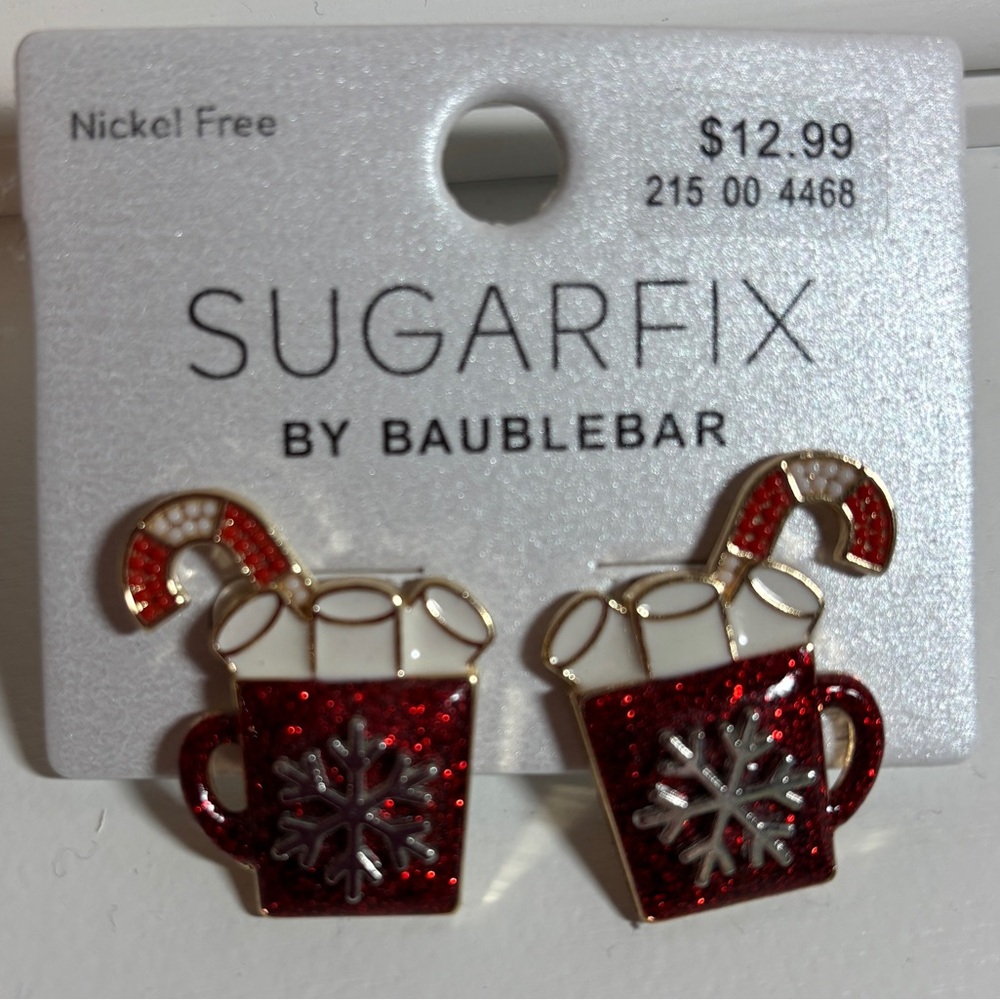Sugarfix by Baublebar Red Mug Earrings